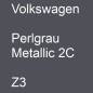 Preview: Volkswagen, Perlgrau Metallic 2C, Z3.